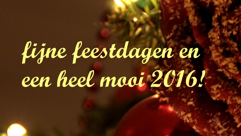 Fijne feestdagen